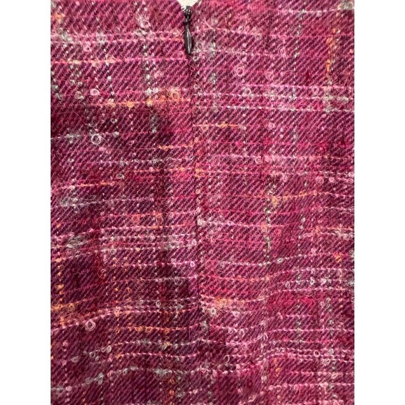 Pendleton Purple Lambs Wool/ Mohair Tweed Knee Length Pencil Skirt Size 10 NWT - Picture 5 of 6